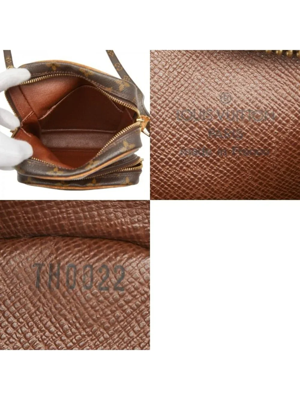 ★SOLD★ Louis Vuitton Monogram Amazon Crossbody Shoulder Bag Brown Leather - Picture 10 of 10